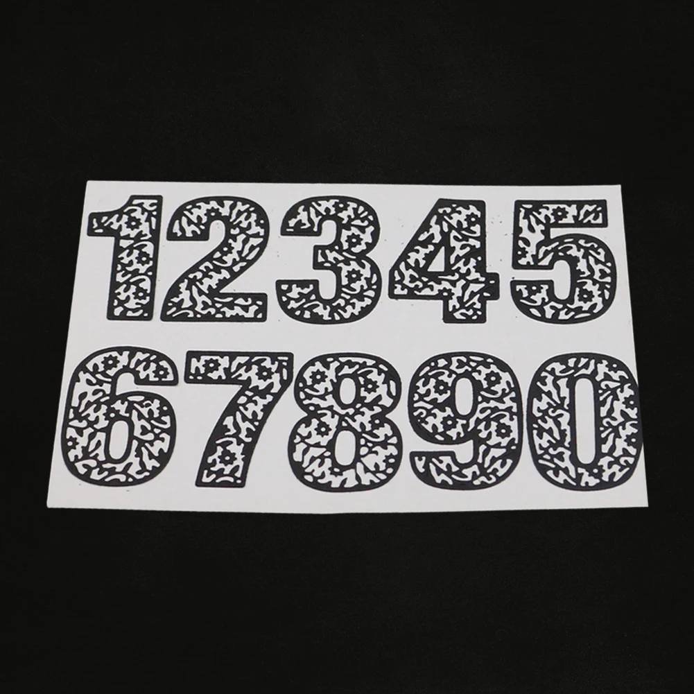Цифровой muere numeros де corte Металл troqueles nuevos para hacer tarjetas Скрапбукинг repujado troquelado manualidades