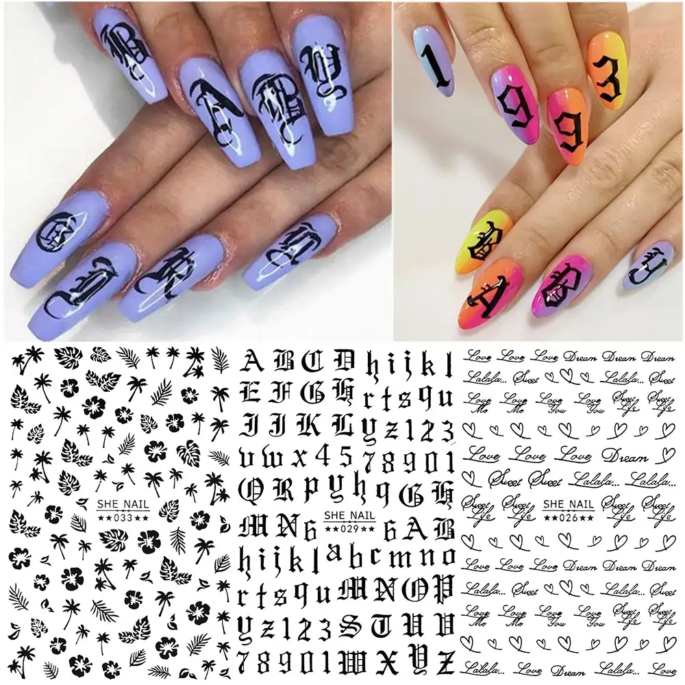 少し豊富な贈り物 海外の素敵な商品をお届けさせていただきます 新品 Set Wraps Foil Manicure Tattoo Art Nail Slider Transfer Girl Sexy Decals Water Stickers Nail Letters 12pcs Jyemdv ネイルアート Amiro Pl