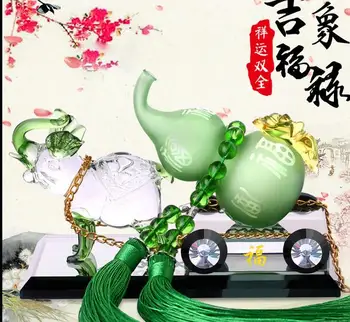 

Car perfume holder deodorizes inside car auspicious elephant gourd adorn article furnishing articl crafts sculpture statues Home