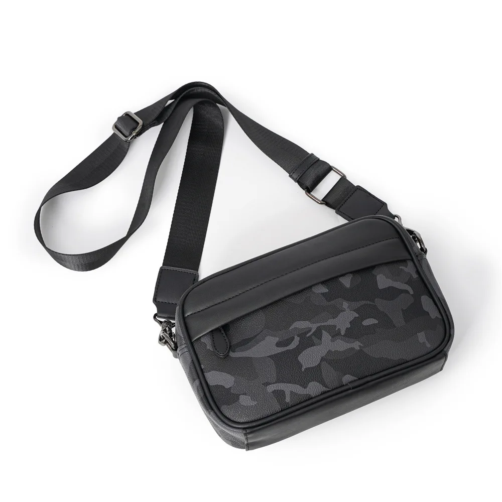 2021 New Camouflage Shoulder Bag Men Casual Fashion Square