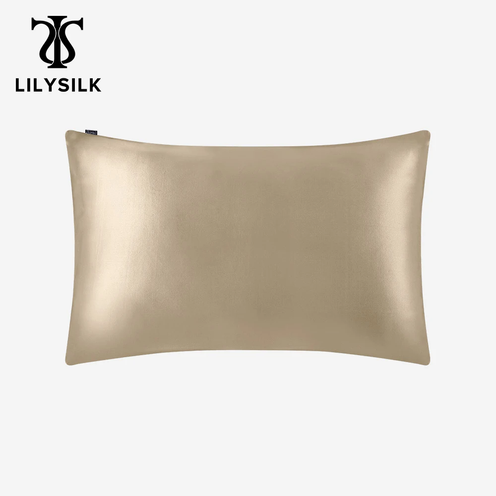 LILYSILK 100 Silk Pillowcase Natural for Hair Luxury Terse 25 Momme