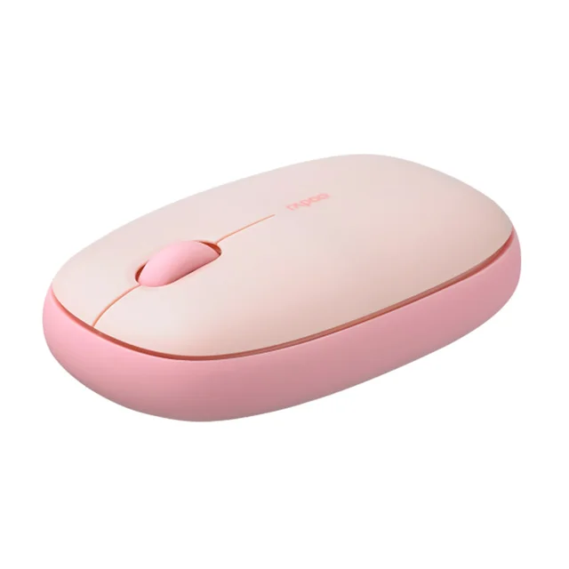 Rapoo-ratón inalámbrico M650, dispositivo con tres modos, 2,4G, Bluetooth 5,0, silencioso, portátil, compacto, para oficina y hogar 4