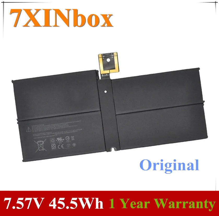 

7xinbox 7,57 в 1796 Втч оригинальный G3HTA038H Аккумулятор для ноутбука для Microsoft Surface Pro 5 Series Tablet