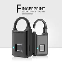 Special Price Rechargeable Smart Lock Keyless Fingerprint Lock Fingerprint Unlock Anti-Theft Security Padlock Door Luggage Lock FLP50