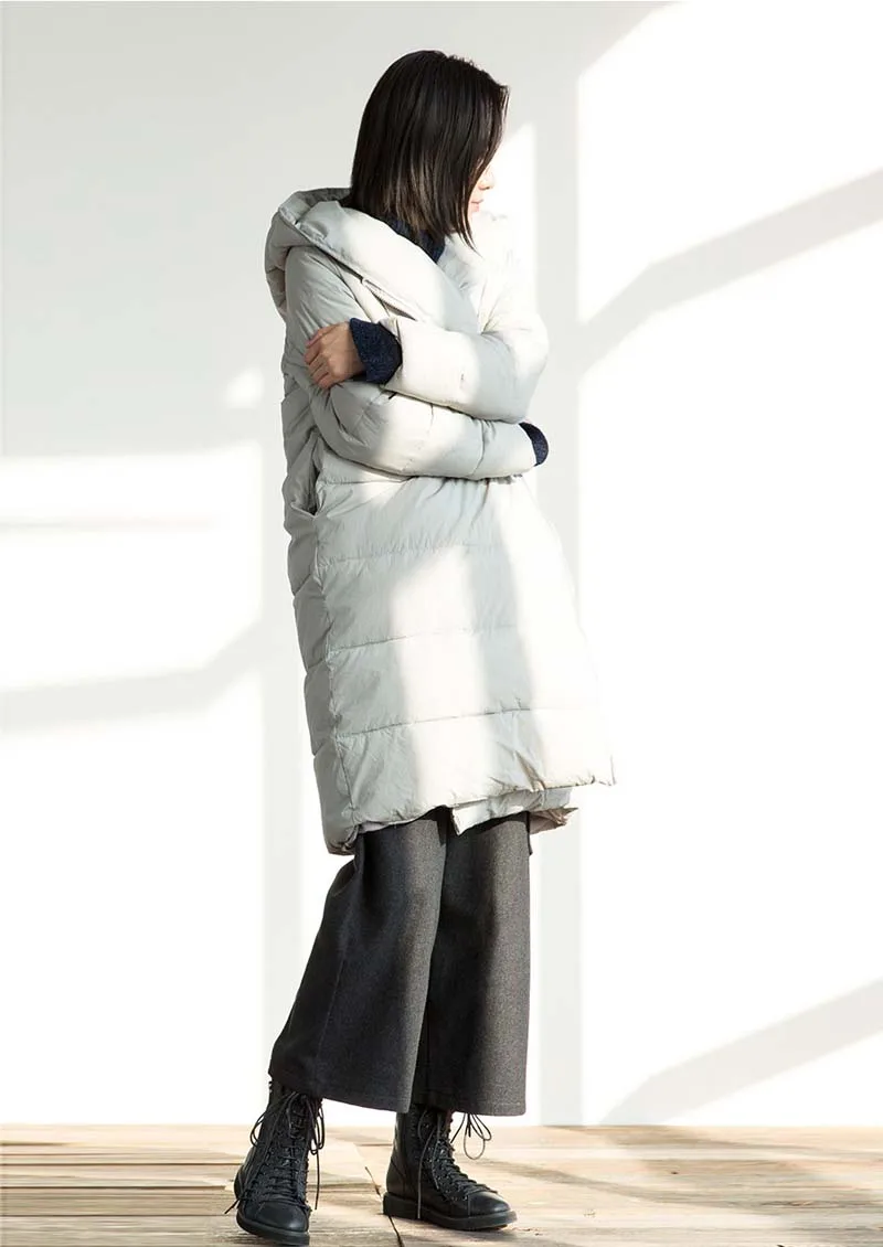 YNZZU зимнее Новое поступление черные женские пуховики с капюшоном зимние толстые теплые пальто на молнии женские пуховики с хлопковой