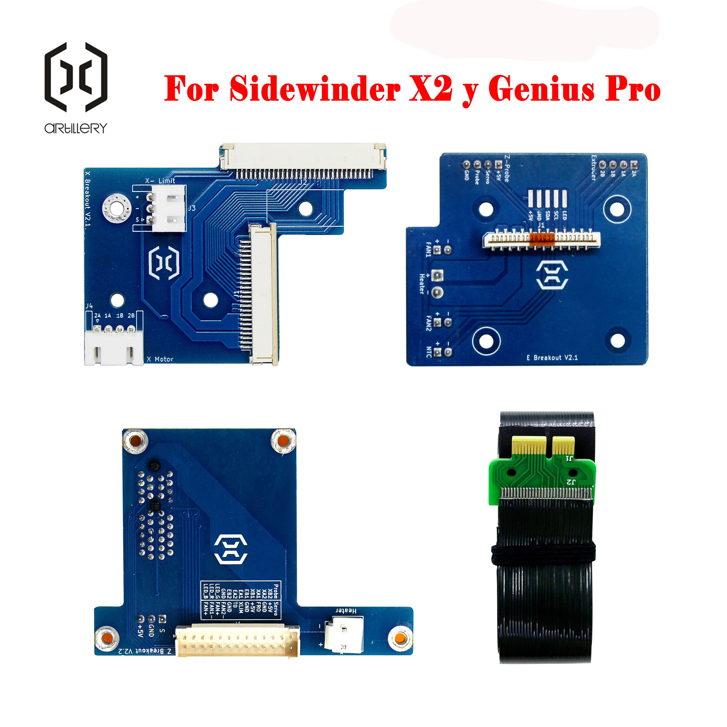 The latest PCB board FPC cable kit for artillery 3D printer Sidewinder X2 and Genius Pro