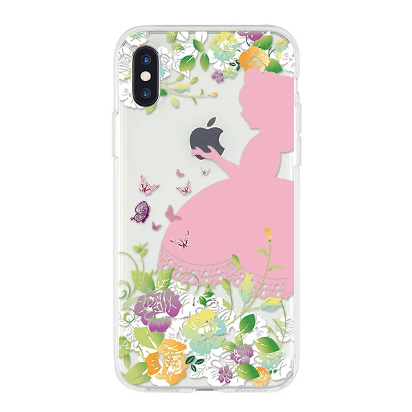 Мультяшный чехол для телефона Алиса принцесса Русалка iPhone 8 7 6S 6 Plus Симпатичный