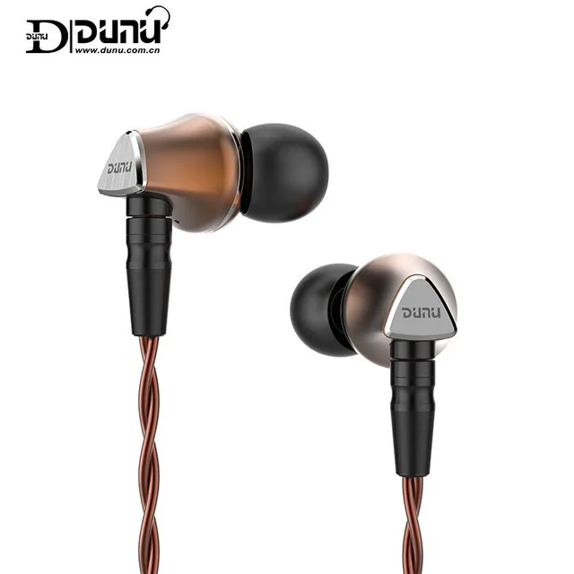 DUNU TITAN 6 TITAN6 T6 Hi-Res Beryllium диафрагма Динамический драйвер Hifi аудио наушники-вкладыши IEM с MMCX съемный кабель - Цвет: Черный