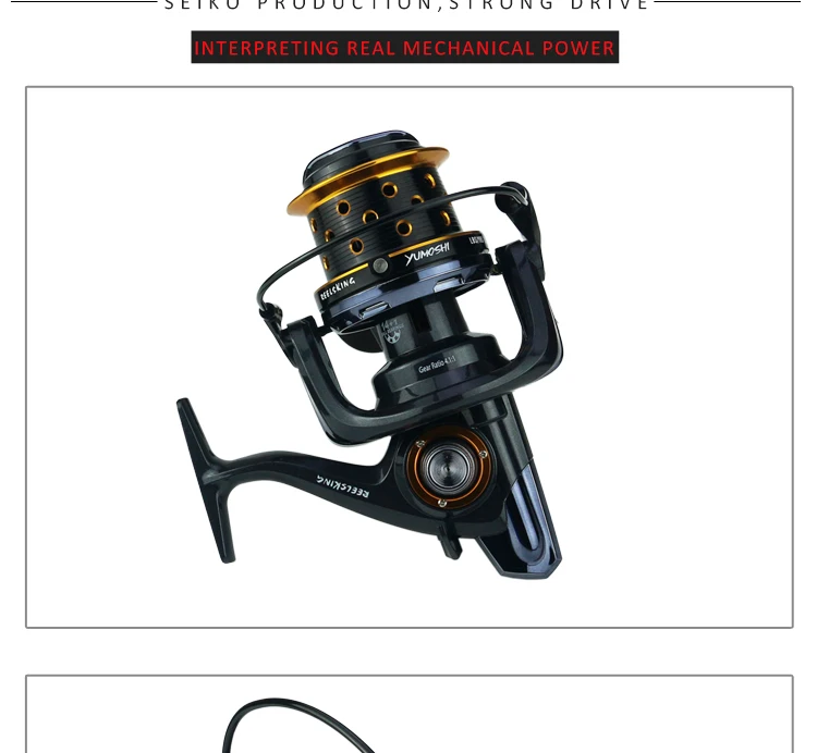 YUMOSHI TK10000 14+1BB METAL SURF  REEL LONG CASITNG FISHING REELS