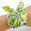 Shsby New Design Ladies Flower Cloth Wristwatch Fashion Women Dress Watch High Quality Fabric Clock Sweet Girls Bracelet Watch 1