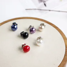 Корейский стиль, новая стильная одежда, элегантная цветная жемчужная брошь, клинч «сделай сам» на декольте, кардиган, шаль, классные пуговицы