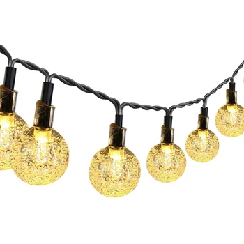 

Garland LED Ball String Lights Waterproof For Christmas Wedding Home Indoor Decoration