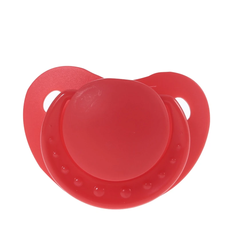 Grade Silicone Adult Pacifier Dummy Big Size Nipple Wide-bore Soft Safety Adult Teether Toys Dropshipping - Image 2