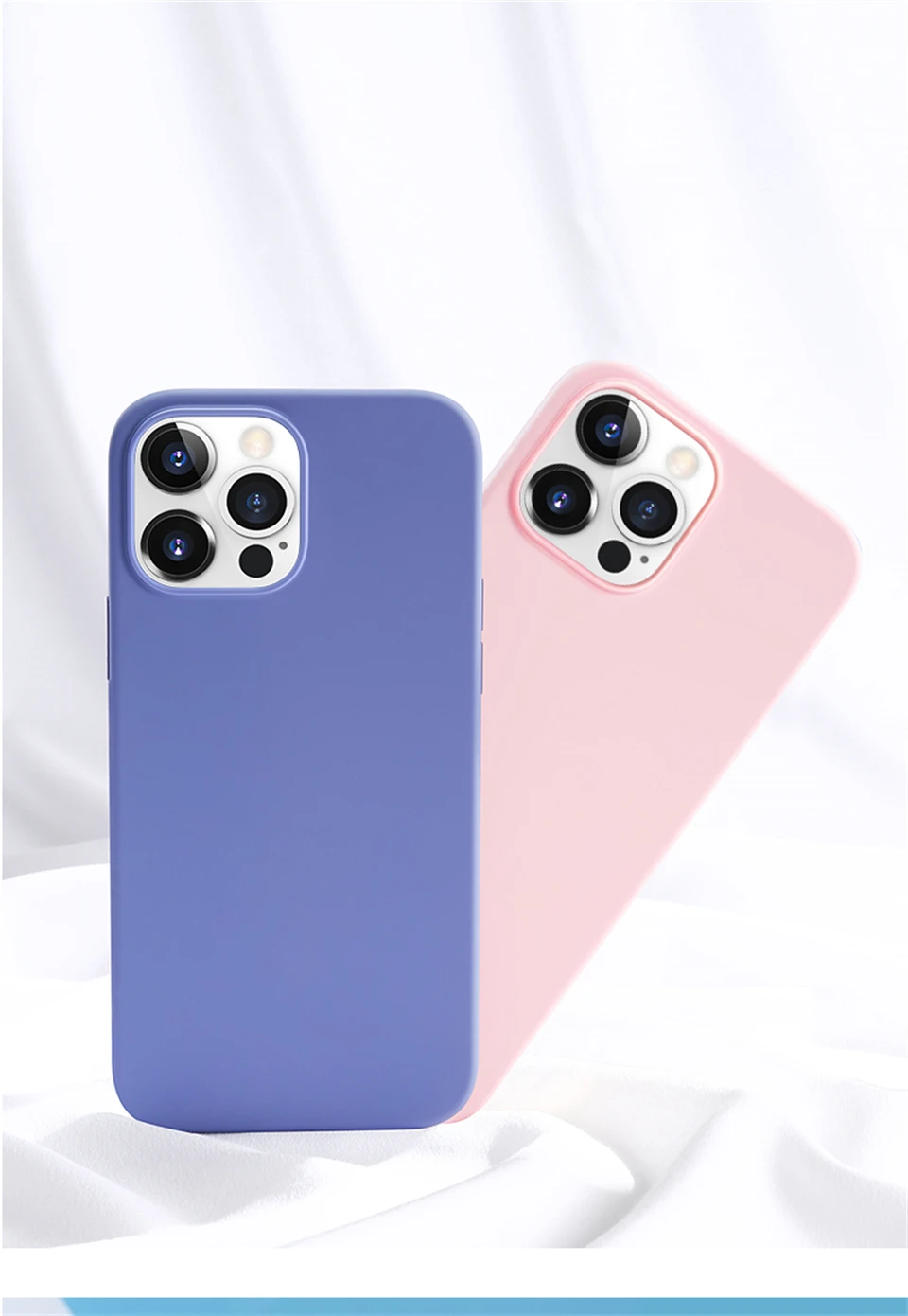 Luxury Velvet Back Liquid Silicone Case For Iphone 13 12 11 Pro Max Mini 7 6 6S 8 Plus X Xr Xs Max Full Cover Camera Protection apple iphone 13 pro max case