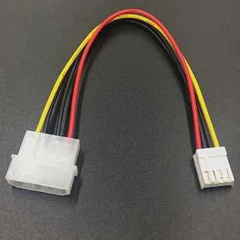 

IDE power to floppy drive power line Big 4Pin to small 4Pin power line Soft drive line Big 4P to small 4P