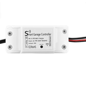 

Smart WiFi Garage Door Opener Remote Controller App Control Timer/Schedule Garage Controller EU/US/UK Plug