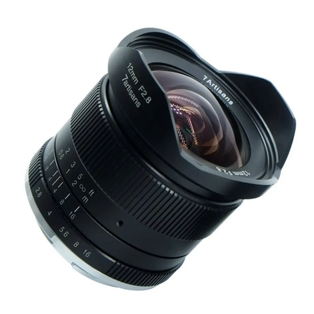 7 artisans 12 мм F2.8 Prime объектив для всех одиночных серий для SONY для Fuji для Canon для камер M43 аксессуары