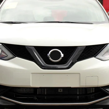 

For Nissan Qashqai 2014-2016 Auto accessories Outer Front Central Grill Grille replacement Molding Decoration ABS 1pcs