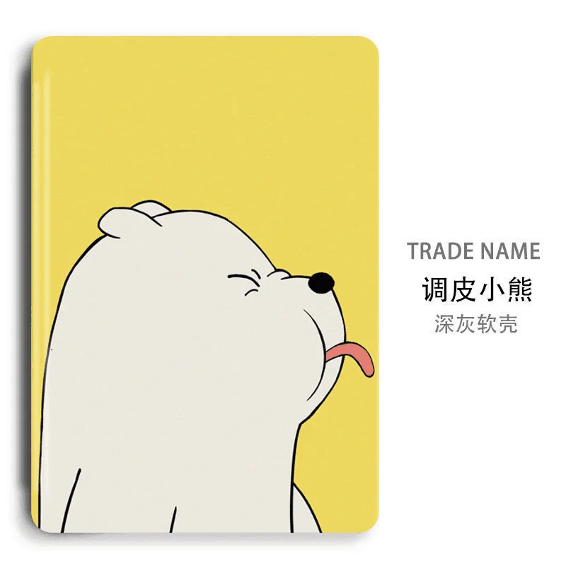 Soft Silicone Back Cases Cute Bear iPad Case For Pro 11 2020 Protective Cover 7th Generation Air 1 2 | Компьютеры и офис