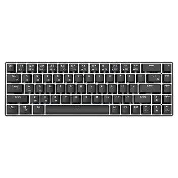 

RK855 Bluetooth Keyboard Portable Dual-Mode Mechanical Keyboard 86-Key Gaming Keyboard for Home Office