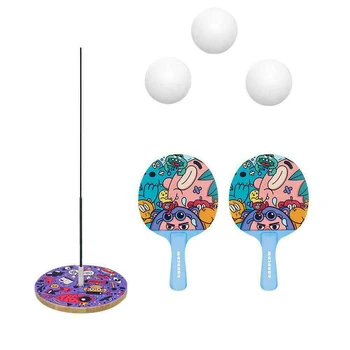 

Table Tennis Set Trainer Ping Pong Training Racket Children Practice Sport Game Good Elasticity Small And Light And Easy To Use