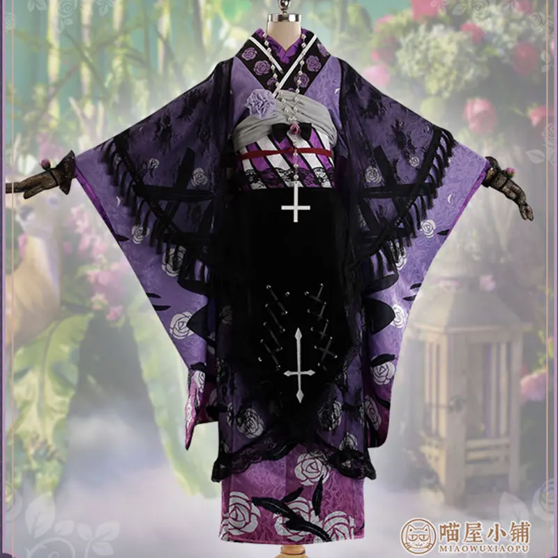 COSLEE Rozen Maiden Suigintou Косплей Костюм 15th юбилей Taisho кимоно женское платье костюм для