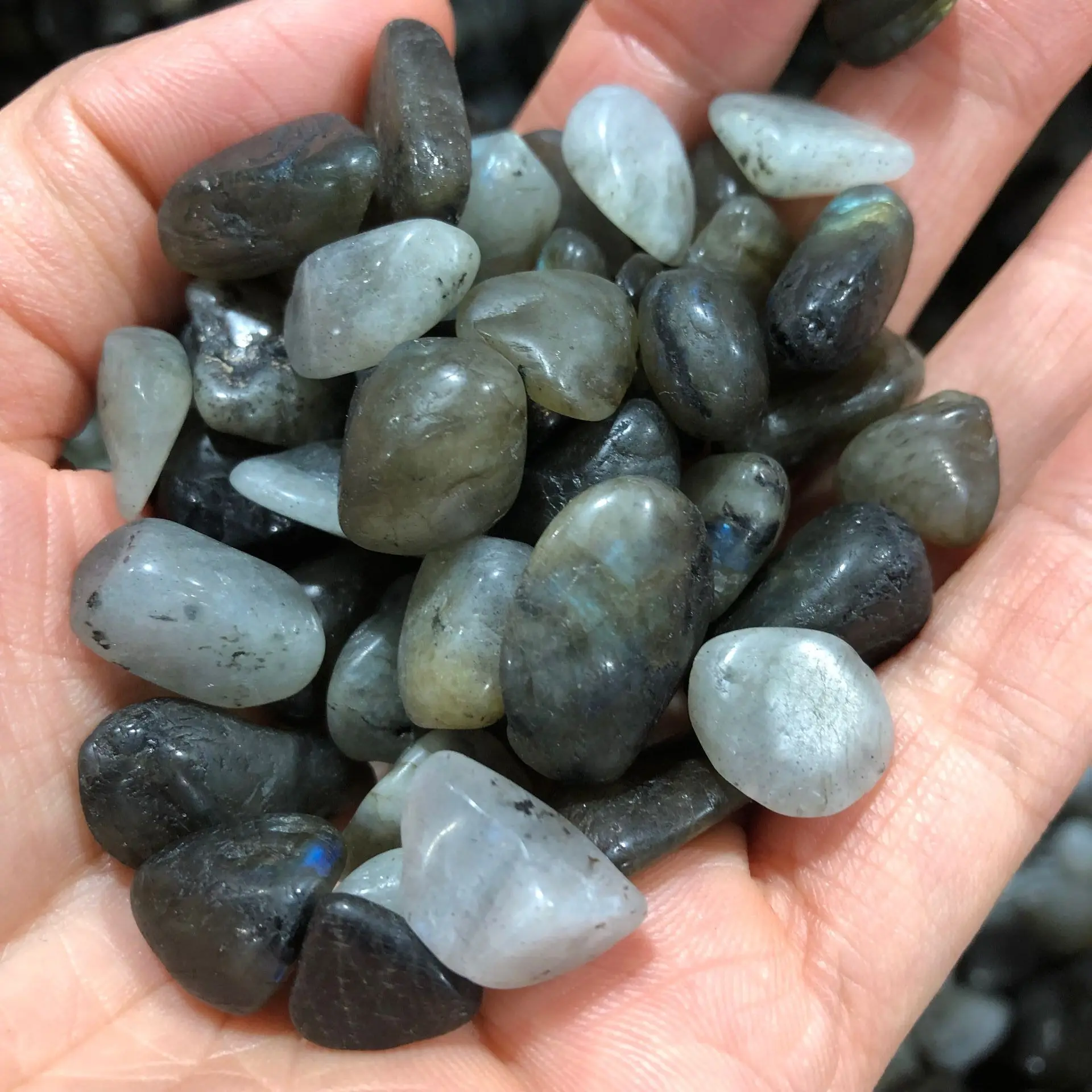 100 г натуральный камень лабрадорит Moonstone Feldspar гравий кристалл кварц