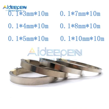 

10 Meter/Roll Nickel Plated Steel Strip 0.1*3/4/5/7/8/10MM Nickel Plate Strap Strip Sheets Connector For 18650 Li-ion Battery