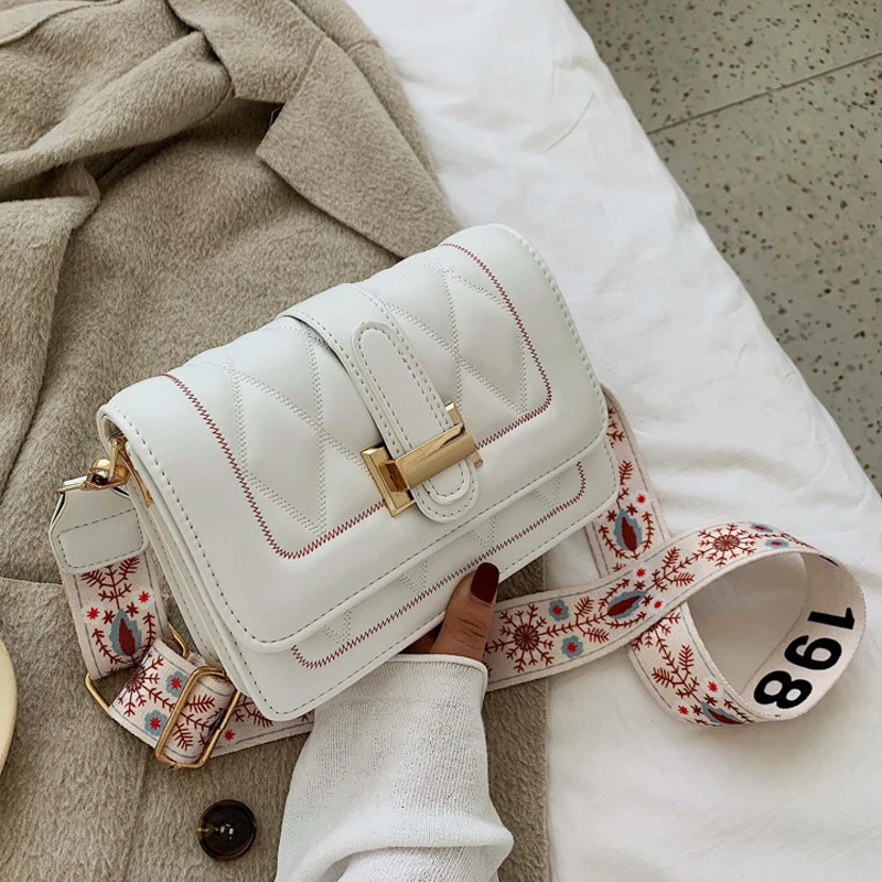 

Fashion Women Designer Shoulder Bag High Quality PU Leather Female Brand Totes Female White Crossbody Bag For Women Handbag 2020