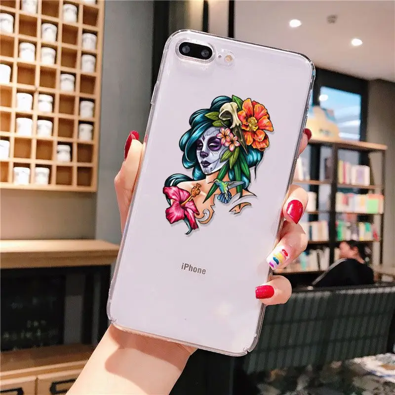 Mexican Skull Girl tattooed Art 