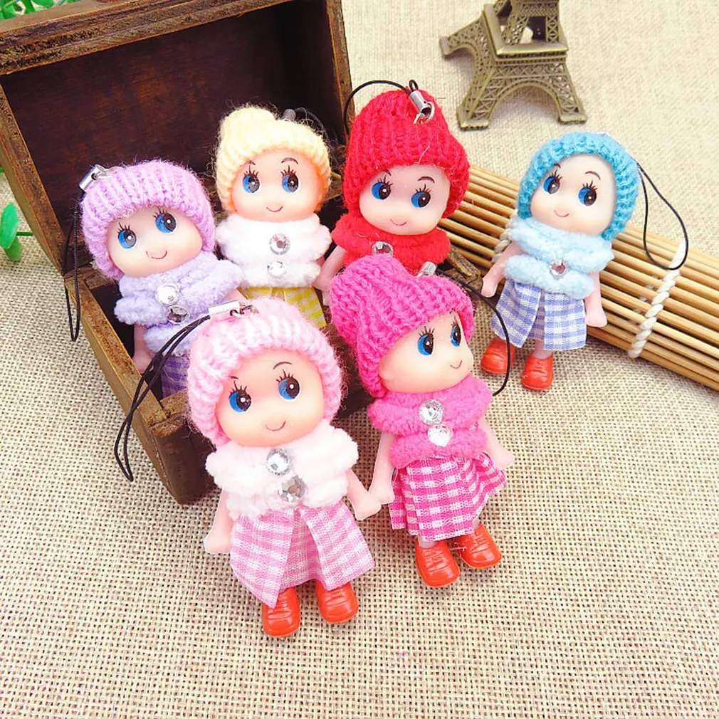 

5Pcs Kids Toys Soft Interactive Baby Dolls Toy Cartoon Educational Soft Mini Doll For Girls And Boys Gift