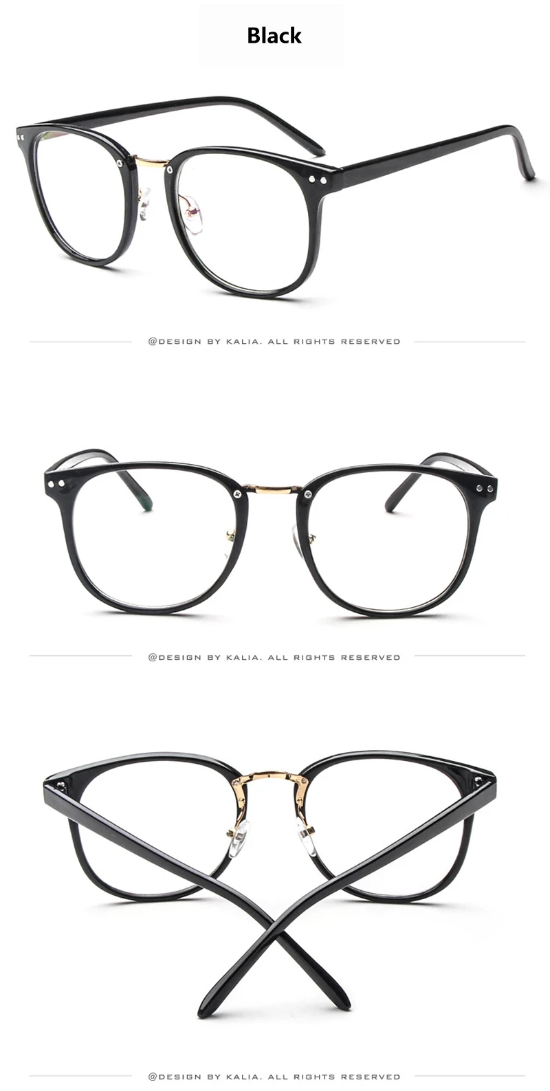 Zilead негабаритный прозрачный объектив рамка квадратная оптическая сеточки для мужчин и женщин простые очки