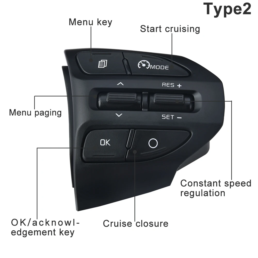 SPEEDWOW кнопка управления рулем для KIA K2 RIO RIO X LINE ButtonsBluetooth телефон круиз контроль громкости переключатель