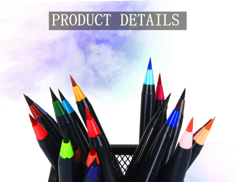 YDNZC 1 набор 20 краски акварелью Студенческая живопись мягкая кисть маркер для письма школьная креативная живопись основные художественные принадлежности