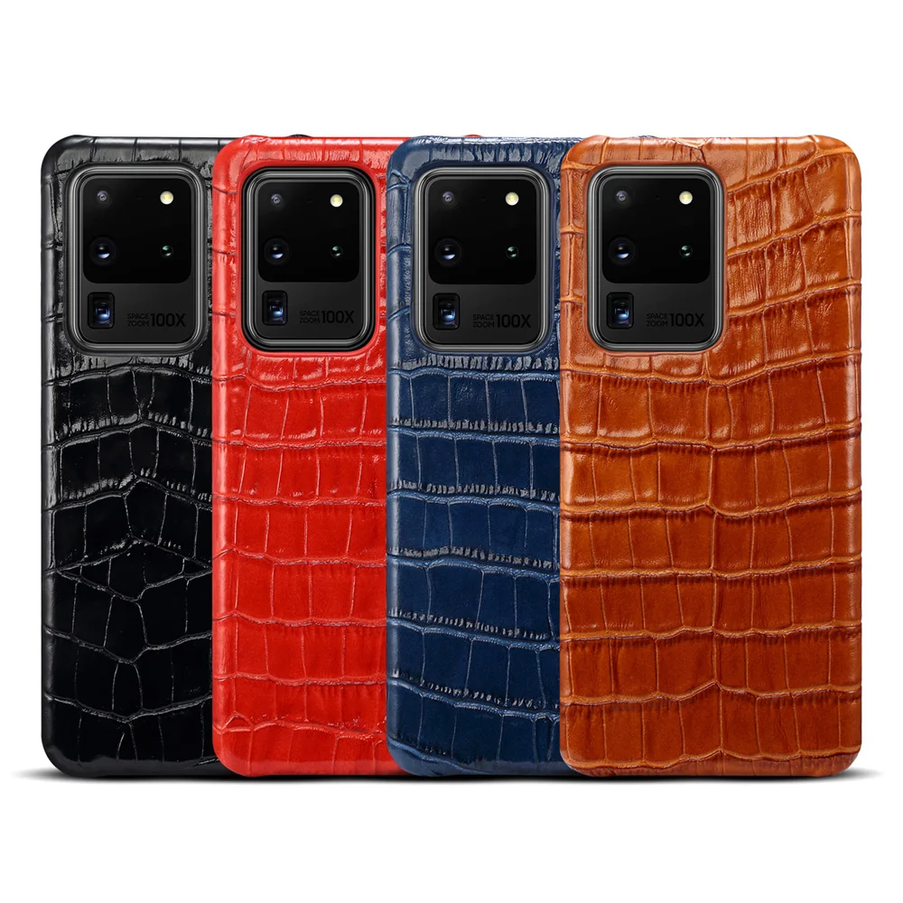 Чехол из натуральной кожи для Samsung Galaxy S20 Plus сверхроскошные чехлы яловой S10 Note