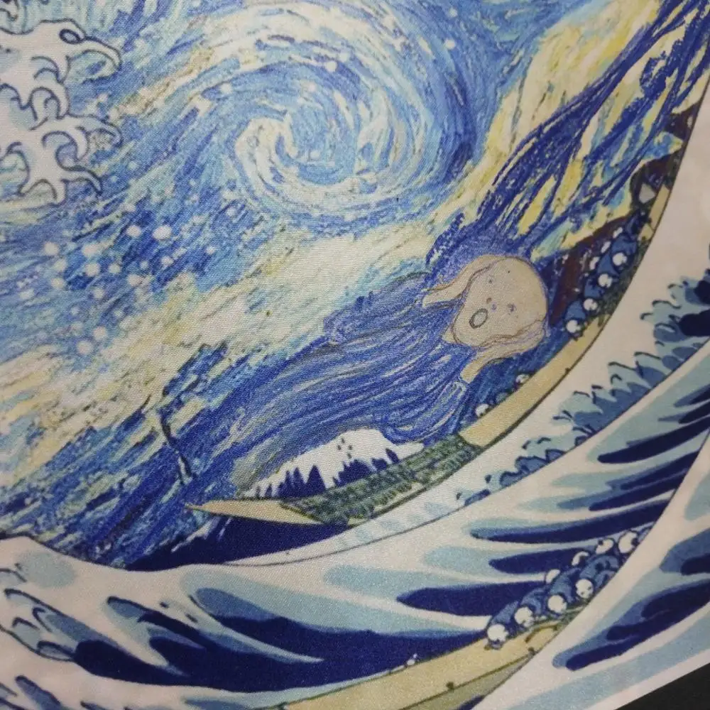 TAKE PIPE BOY, The Great Wave off Kanagawa, звездная ночь, крик, искусство мирового класса идеальное сочетание домашнего декора Плакат