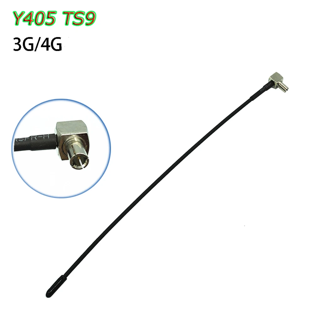 Wireless Router Antenna, 4G LTE 5dBi Antenna TS9 Right Angle Male Connector For Router Modem Network Card