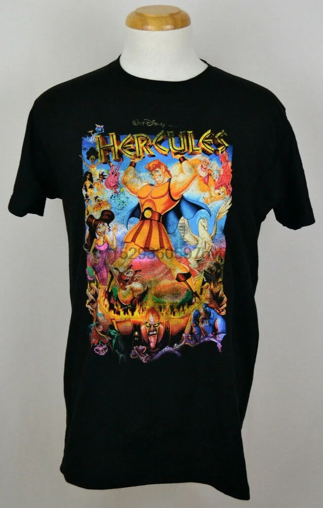 T-shirt Movie Graphic Tee Cotton Black 