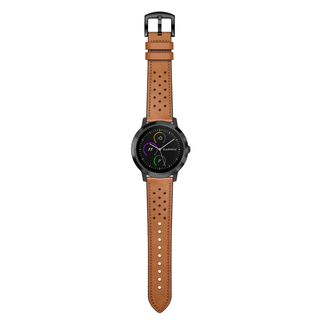 Cave style Кожаный ремешок для наручных часов, сменный ремешок для Garmin vivoactive, ремешок для часов, фитнес-трекер, Прямая поставка# G20