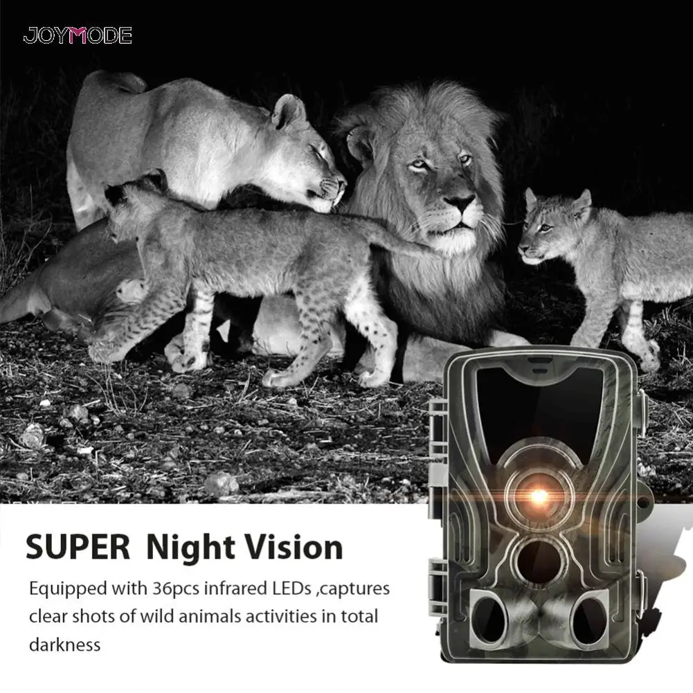 JOYMODE HC801A охотничья камера 16MP камера для слежения с ночным видением лесная Водонепроницаемая камера для дикой природы камера для съемки ловушек