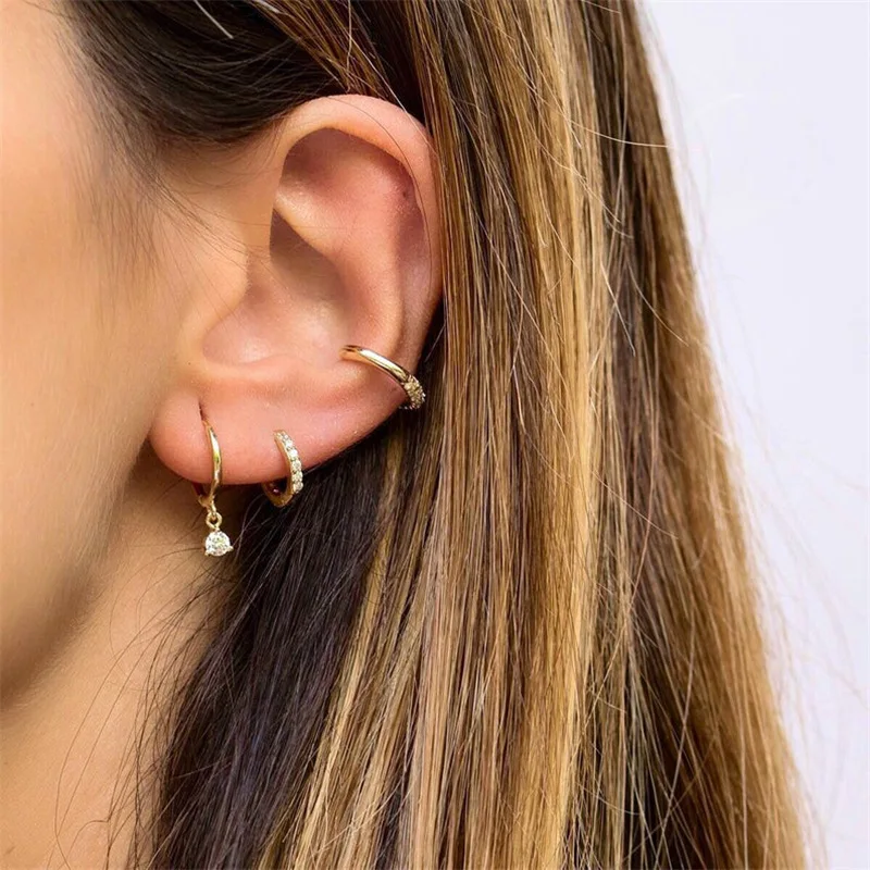 

S925 pure silver eight heart, eight arrows zircon earrings sell like hot cakes with drill bearings valentine's day gift