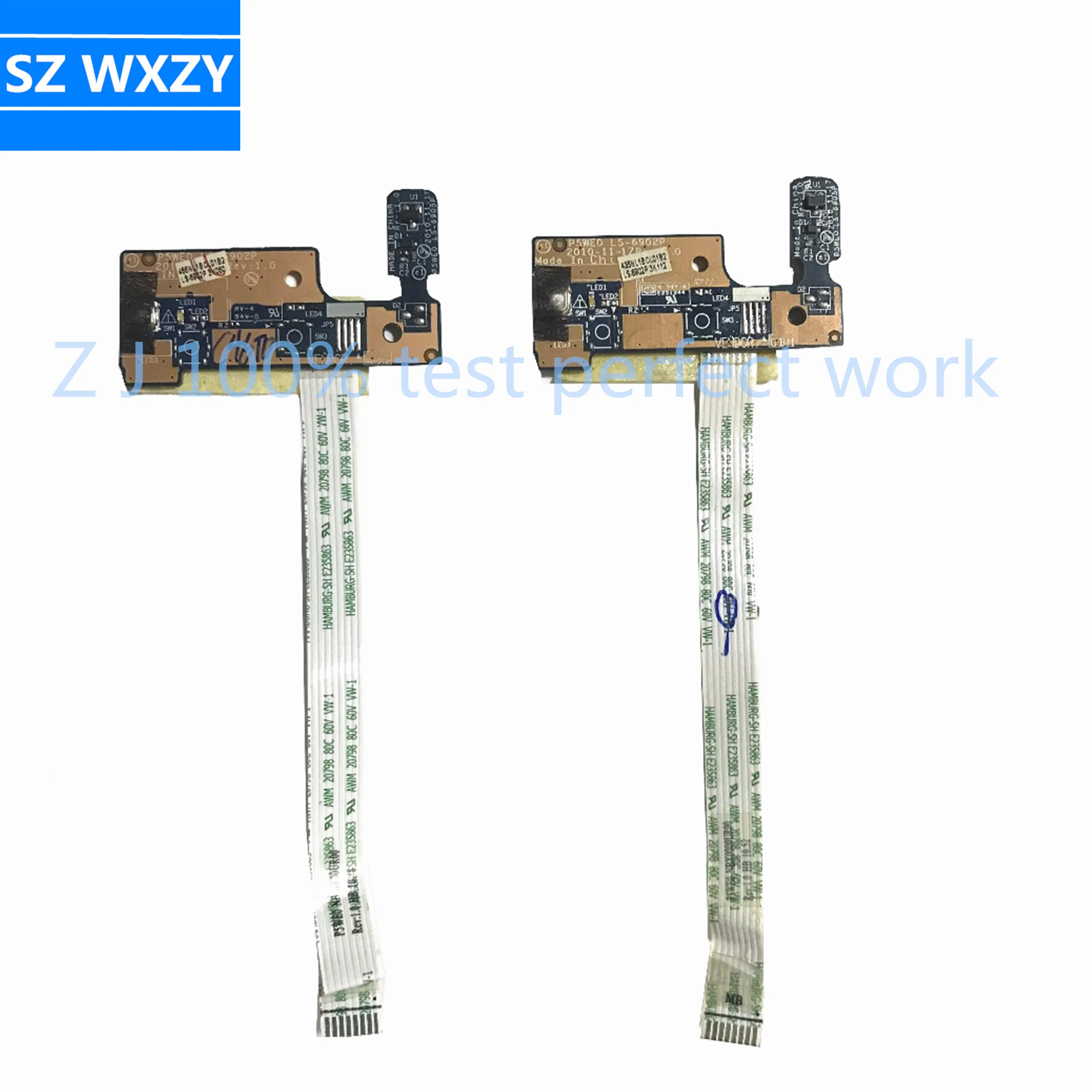 Оригинал для ACER Aspire 5750 5750G Series плата кнопки питания с кабелем P5WE0 LS 6902P 100%