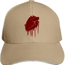 Унисекс бейсболки кровотечение Сердце Регулируемая остроконечная сэндвич шляпа