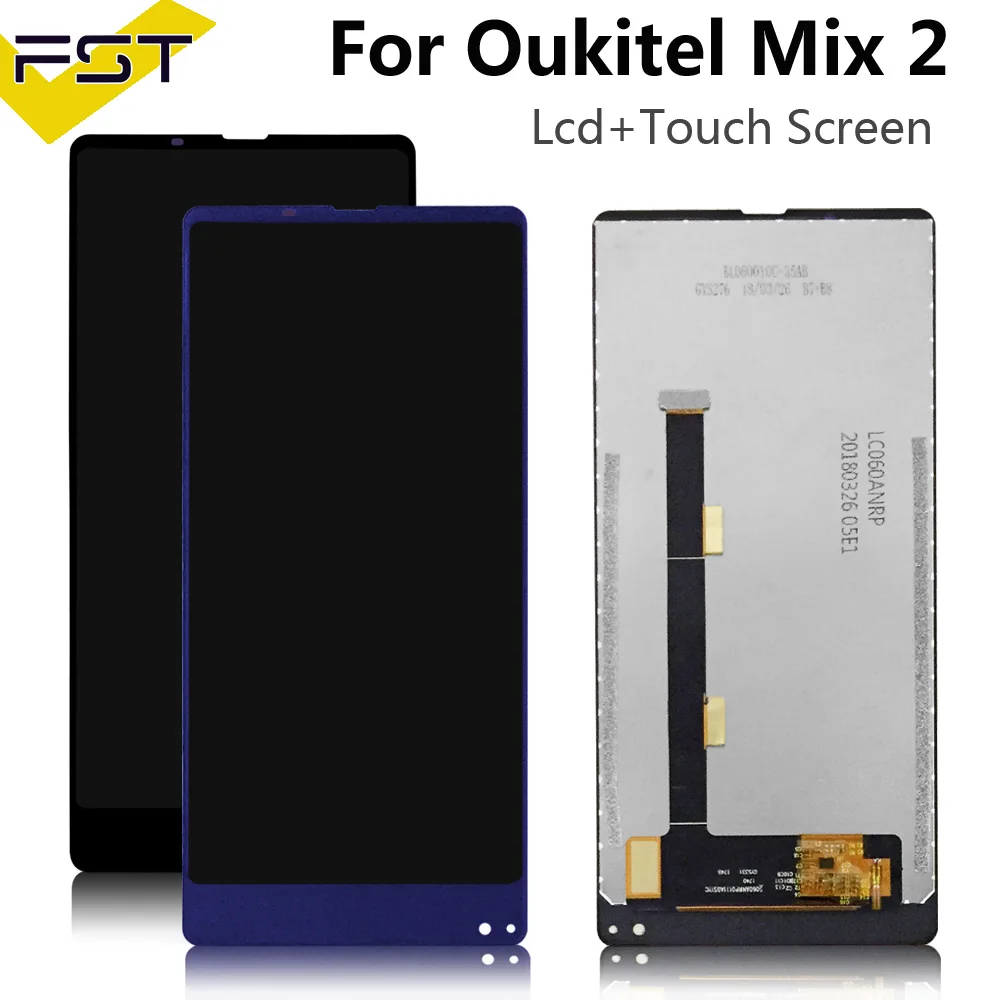 5,99 ''для Oukitel Mix 2 Mix 2 4G ЖК-дисплей и инструмент для ремонта сенсорного экрана в сборе+ Инструменты+ клей для Oukitel Mix 2 Mix 2 4G