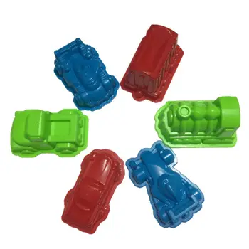 

Wholesale 6 Pcs Car Suit Power Playing Sand Molds Space Playing Sand Car Molds Puzzle Beach Toy Kit