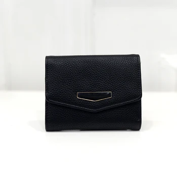 

2020 Luxury Pu Leather Office Male Wallet Fashion Casual Style Wallet Card Holders Small Portable Multi Pockets Purse For Wom