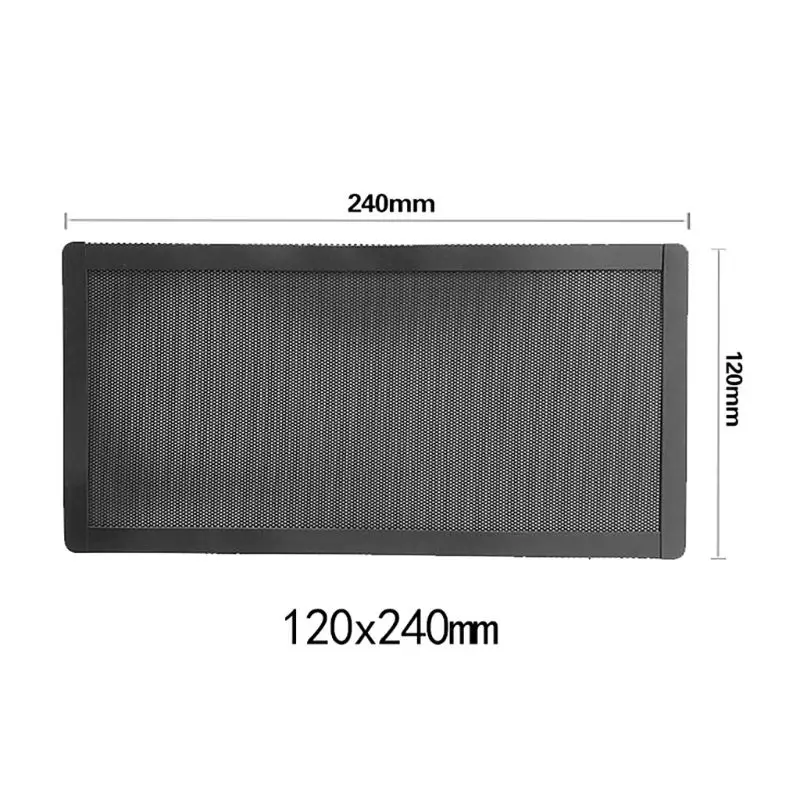 Magnetic Dust Filter Dustproof PVC Mesh Net Cover Guard for Home Chassis PC Computer Case Cooling Fan Accessories 12x24CM chassis cooling dust filter,pc case dust filter