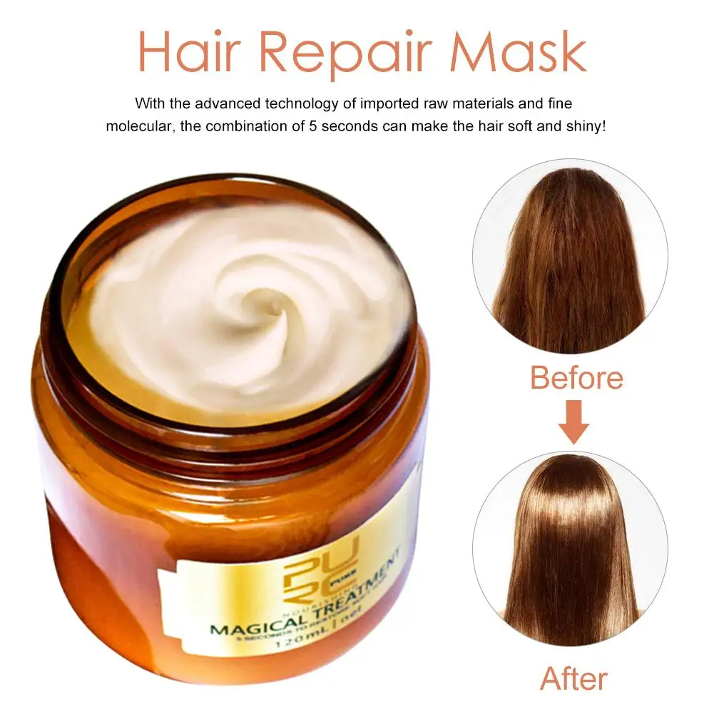 Hair Mask Deep Repair Nutrition Soft Oil Hair Pack Free Steaming Hair Repair Mask