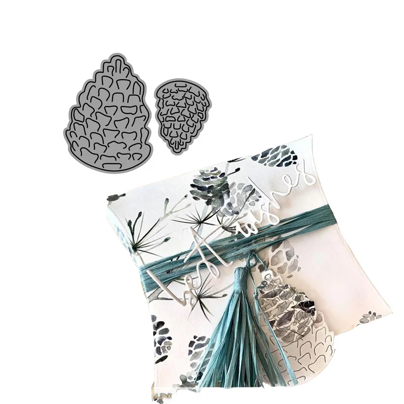 

Metal Cutting Dies for Scrapbooking Pinecone New Dies Cut Craft Stencil Handmade Album Paper Cards Making Model Decoration