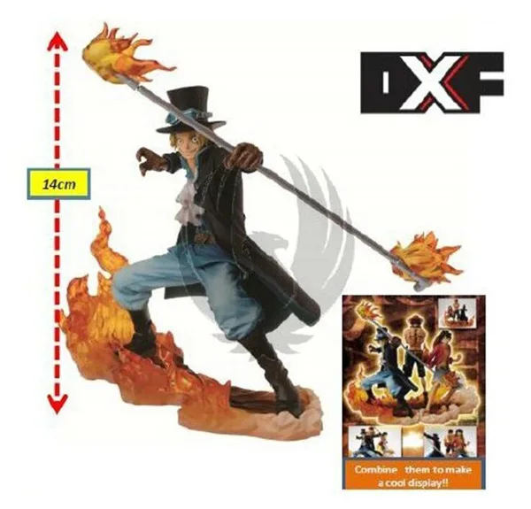 Аниме one piece DXF Assemblage Three Brothers Ace Saab Луффи сцена призовая фигура Гараж Комплект